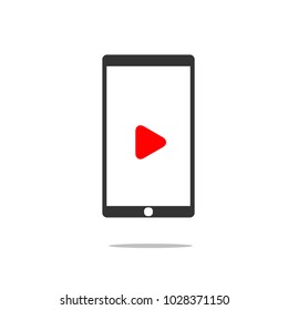 Play on Smart Phone Vector Template Design