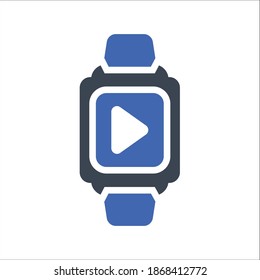 Play on smart watch icon