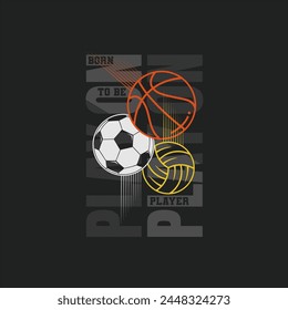 play on.  sport boys graphic tees vector illustration design.