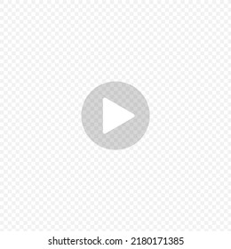 play on transparent background stock vector