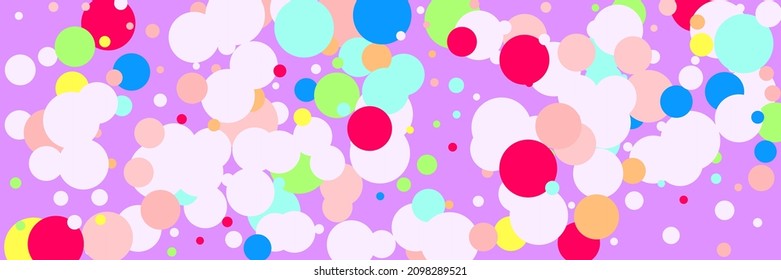 Play Pastel Beige Yellow Bright Pattern. Purple Indigo Children Dark Multicolor Bordo Textile. Circles Vibrant Kids White Green Background. Rainbow Color Pink Blue Violet Red Design Pic.