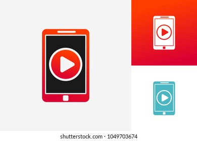 Play Phone Logo Template Design Vector, Emblem, Design Concept, Creative Symbol, Icon