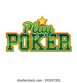 3,310 Poker fonts Images, Stock Photos & Vectors | Shutterstock