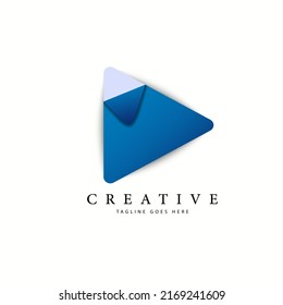 Play Portal Logo Template Design. illustration logo