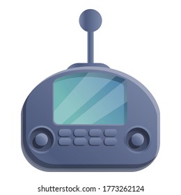 Play remote control icon. Cartoon of play remote control vector icon for web design isolated on white background