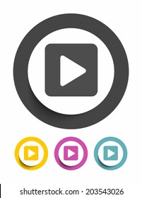 Play sign icon