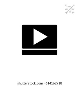 Play sign simple icon