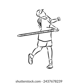 play skittles game Vector Template for poster of Sport competition or Tournament.