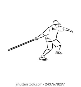 play skittles game Vector Template for poster of Sport competition or Tournament.