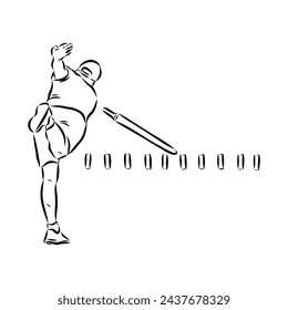 play skittles game Vector Template for poster of Sport competition or Tournament.