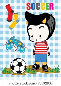 play soccer