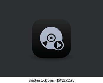 Play song - Vector App Icon