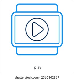 concepto de icono de reproducción y sonido