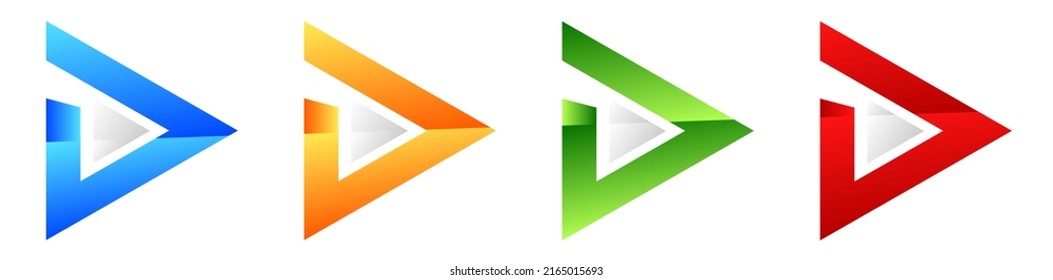 Play, start button icon vector illustration