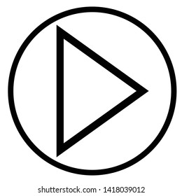 Play and Stop Play Music Icon Vector