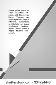 play symbol dark infographics on gray gradient background