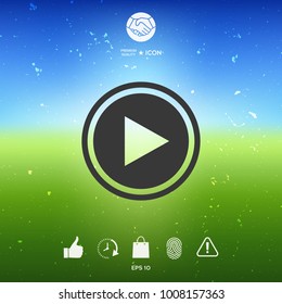 Play symbol icon