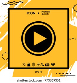 Play symbol icon