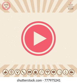 Play symbol icon