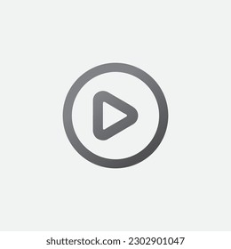 Play Symbol Icon Vector Illustration