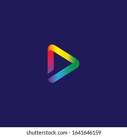 Play symbol logo multi colour