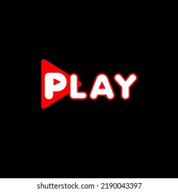 Play Text Logo Multimedia Company