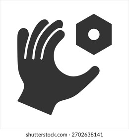 Ilustración vectorial de iconos de glifo de terapia de juego