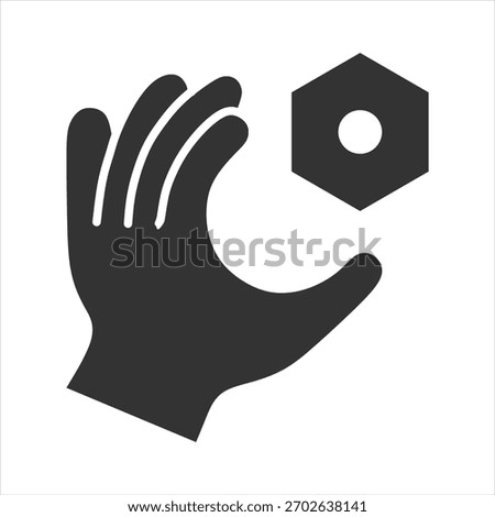 Play Therapy Glyph Icon Vector Illustration