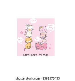 play time of cutest kitty friends