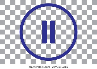 Play transparency button for web background design. Empty icon vector illustration.