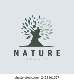 Ilustración de árbol de reproducción diseño de silueta de árbol de diseño planta de inspiración vectorial
