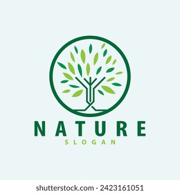 Play tree template illustration tree logo silhouette design plant vector inspiration