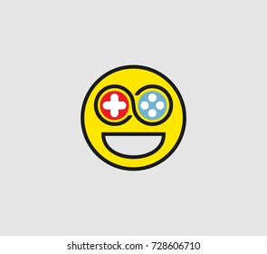 Play Unlimited Gamepad as Gamer eye smiley logo