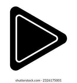 Play Vector Glyph Icon For Personal And Commercial Use.
