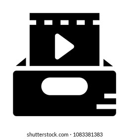play vector glyphs icon