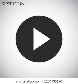 play vector icon 10 eps
