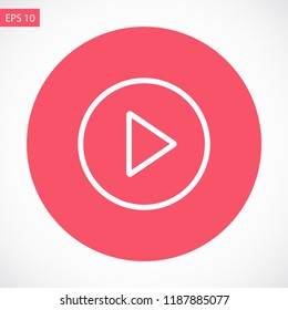 play vector icon 10 eps