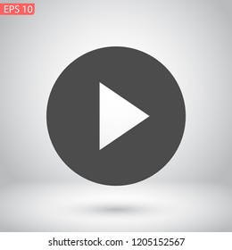 play vector icon 10 eps