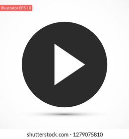 play vector icon 10 eps