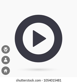 Play  vector icon