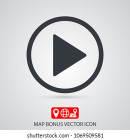 Play  vector icon