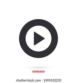 Play  vector icon