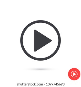 Play  vector icon