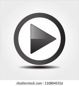 Play vector icon
