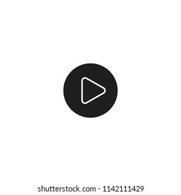 Play vector icon.