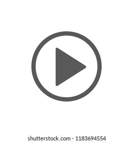 Play  vector icon