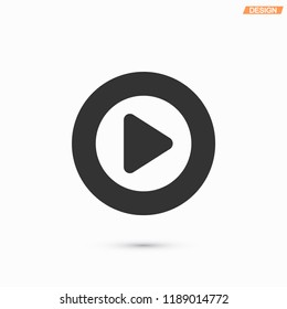 Play  vector icon