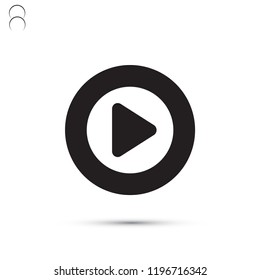 Play  vector icon