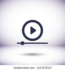 Play  vector icon