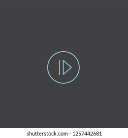 Play vector icon